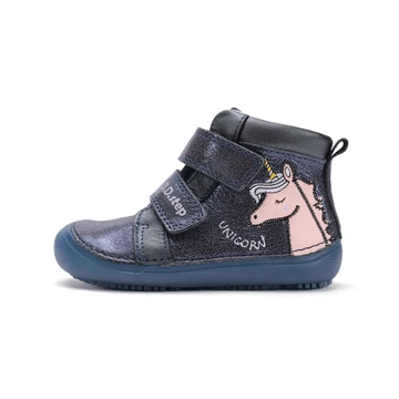 Barefoot magasszárú zárt cipő unikornis