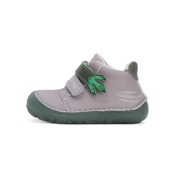 D.D.step Barefoot Fluoreszkáló Zárt cipő dinós - szürke