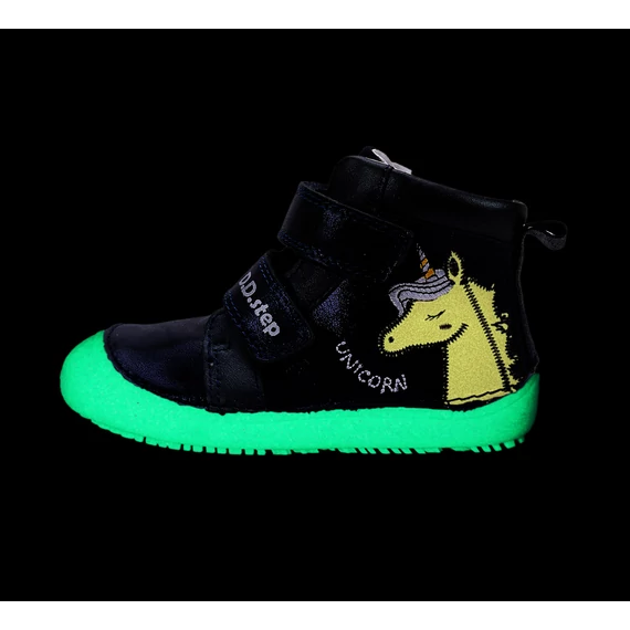 Barefoot magasszárú zárt cipő unikornis