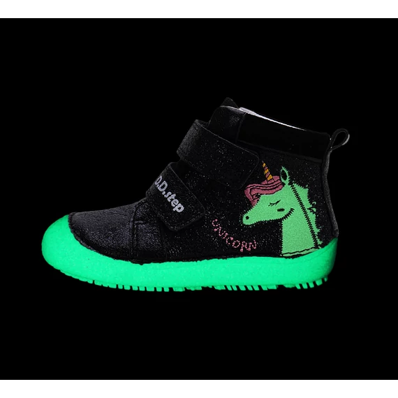 Barefoot magasszárú zárt cipő unikornis