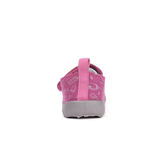 Barefoot Szobacipő / Vászoncipő rózsaszín fagyis