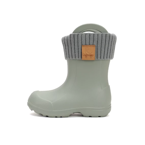 Gumicsizma kivehető béléssel zöld