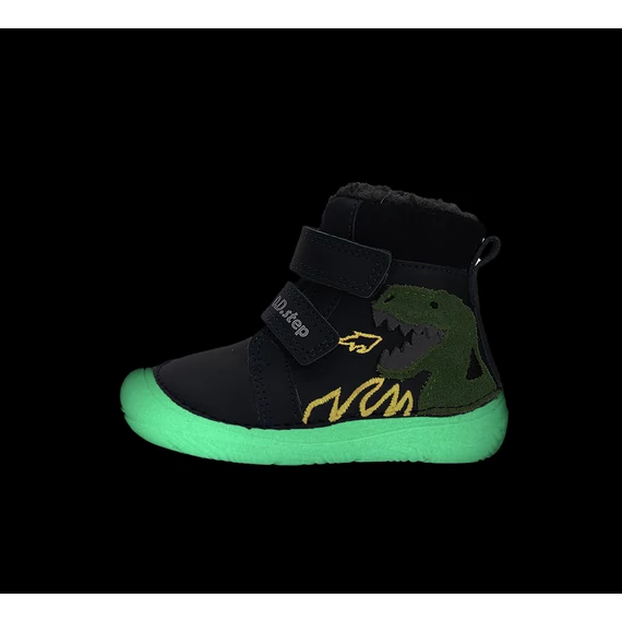 Barefoot Bélelt Fluoreszkáló Csizma dínós (W073-52943)