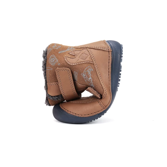 Barefoot Fluoreszkáló Bélelt Csizma szerszámos barna