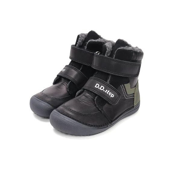 Barefoot Bélelt Csizma fekete (W063-52804B)