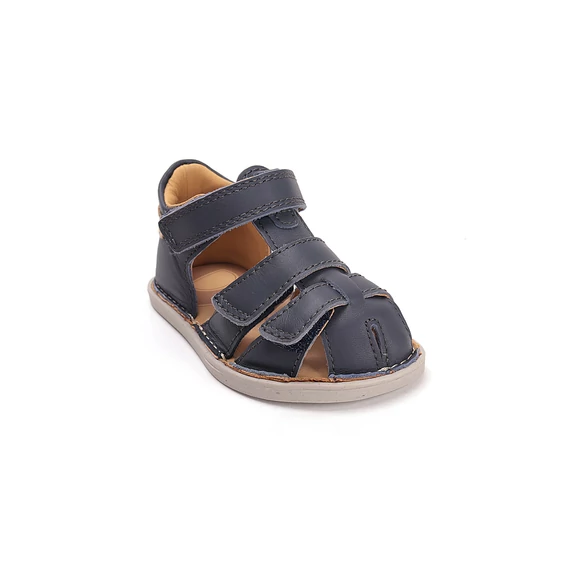D.D.step Barefoot szandál kisfiúknak - sötétkék