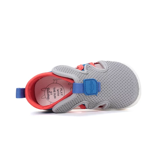 D.D.step Barefoot Quick dry szandál - szürke-kék