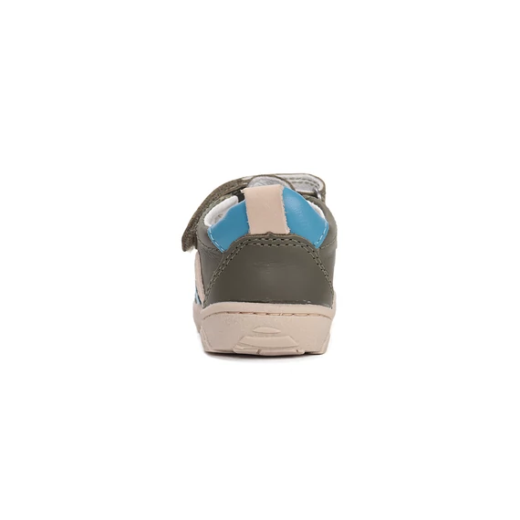 D.D.step Barefoot nyitott cipő kisfiúknak - zöld