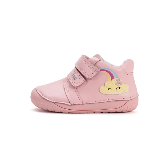D.D.step Barefoot zárt cipő - napfényre színesedő felhő mintával