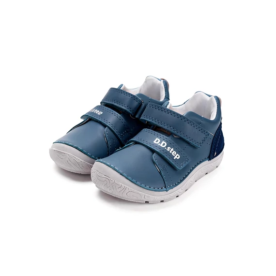 D.D.step Barefoot zárt cipő fiúknak  - kék