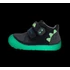 Barefoot Fluoreszkáló Zárt dínós cipő fekete